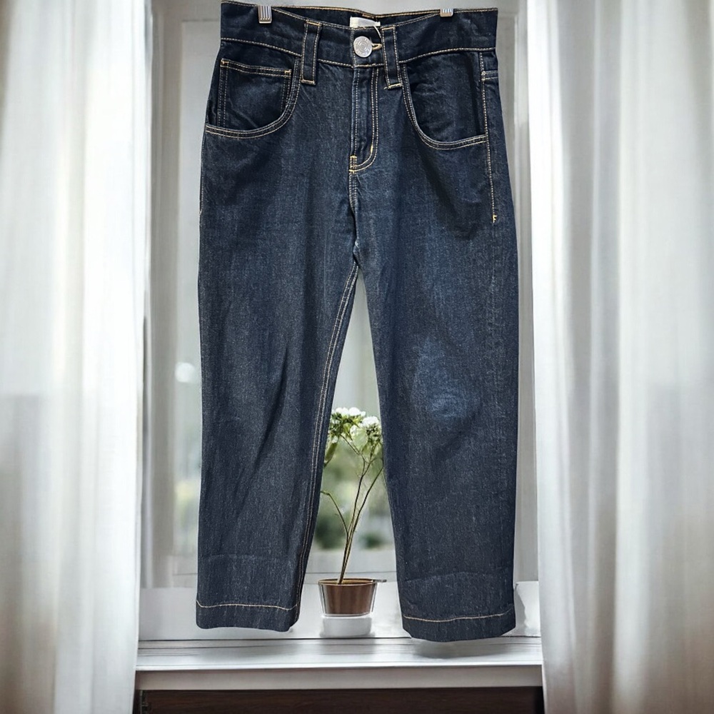FRAME Oversized Detail Denim Pant‎ Jeans Cuffed 26 - Picture 7 of 16